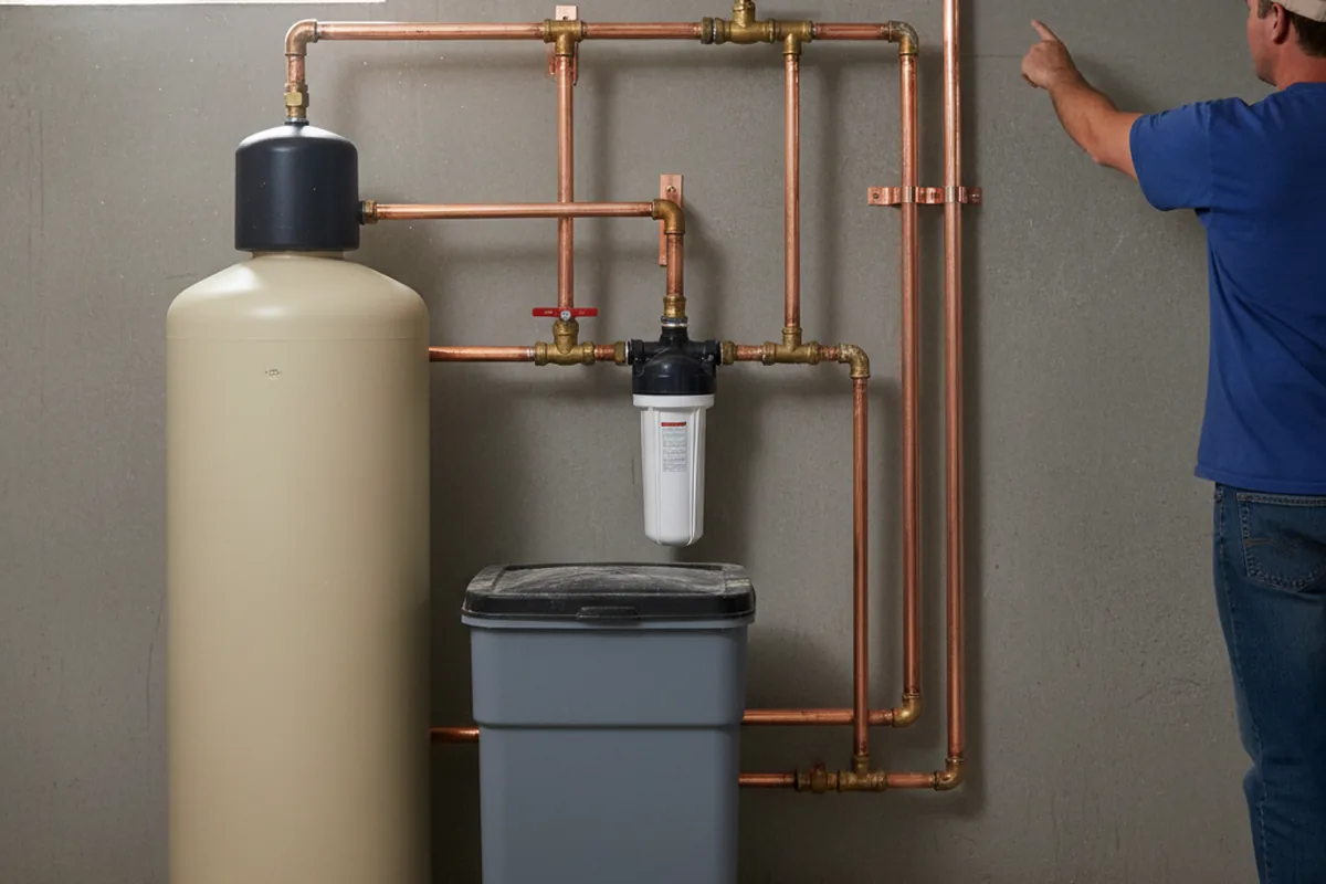 Whole-house water treatment system installed in Warners